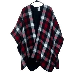 WOOLRICH Cardigan Plaid Print V-Neck Sweater
Size: One Size